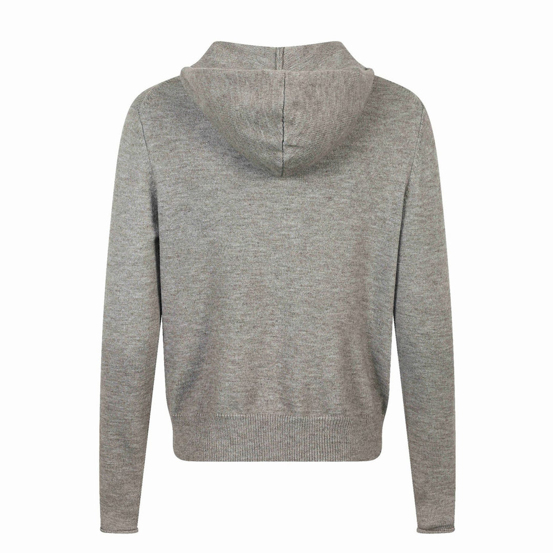 Damen Feinstrick-Cardigan mit Stehkragen, Sternstickerei und durchgehender Knopfleiste Drune