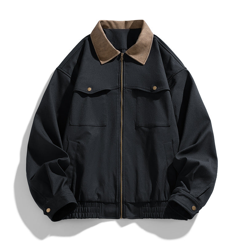 Herren Modische Nylonjacke mit Taschen Drune