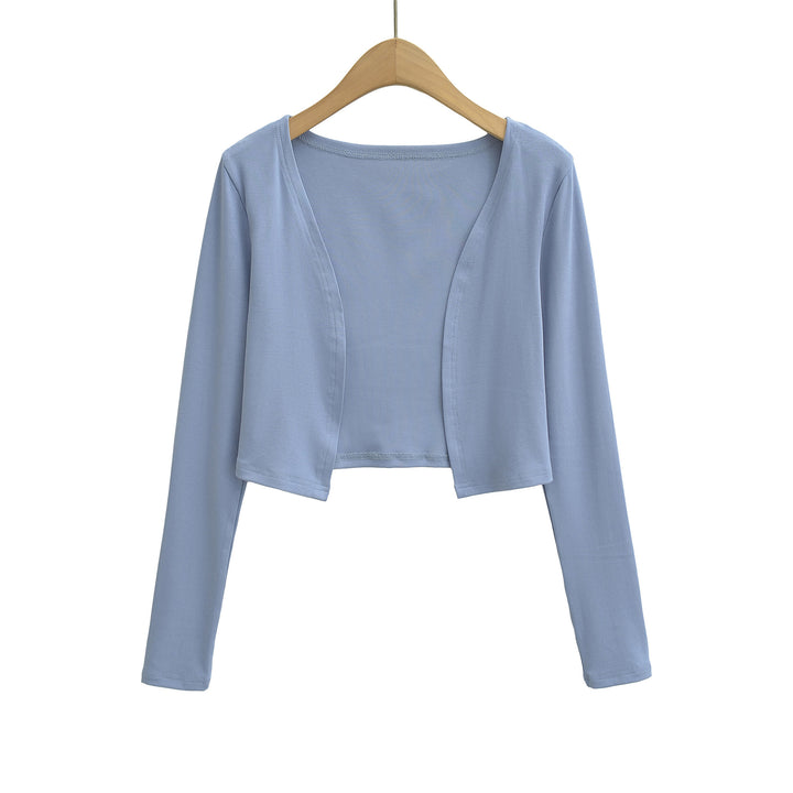 Damen Figurnahes Midikleid mit integriertem Bolero und Stehkragen Drune