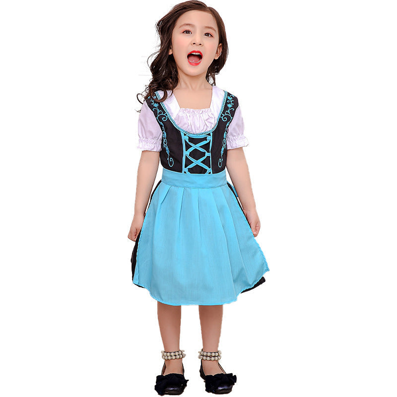 Damen nostalgisches Trachtenkleid Drune