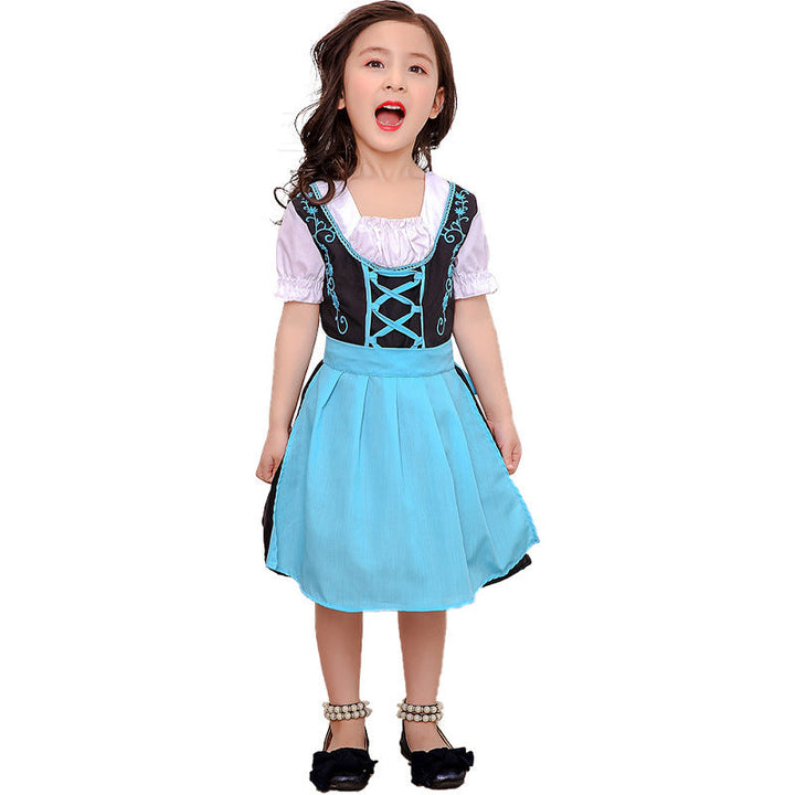 Damen nostalgisches Trachtenkleid Drune