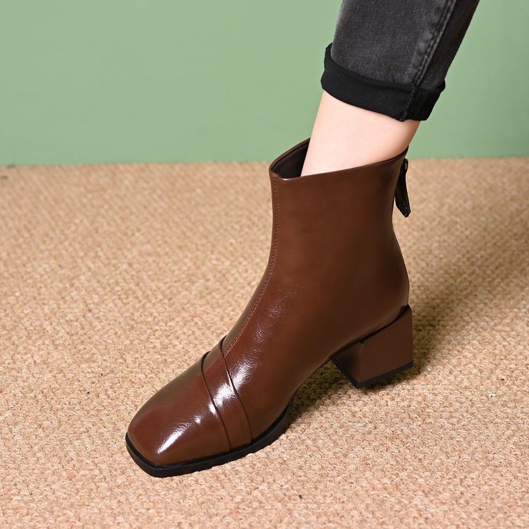 Damen Elegante Chelsea-Stiefeletten Drune
