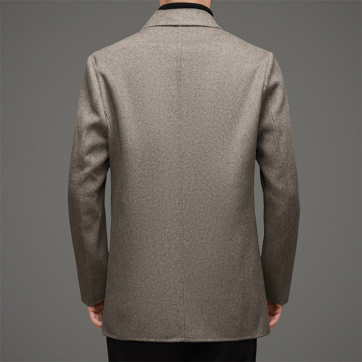 Herren Chic Eleganter Wollmantel Drune