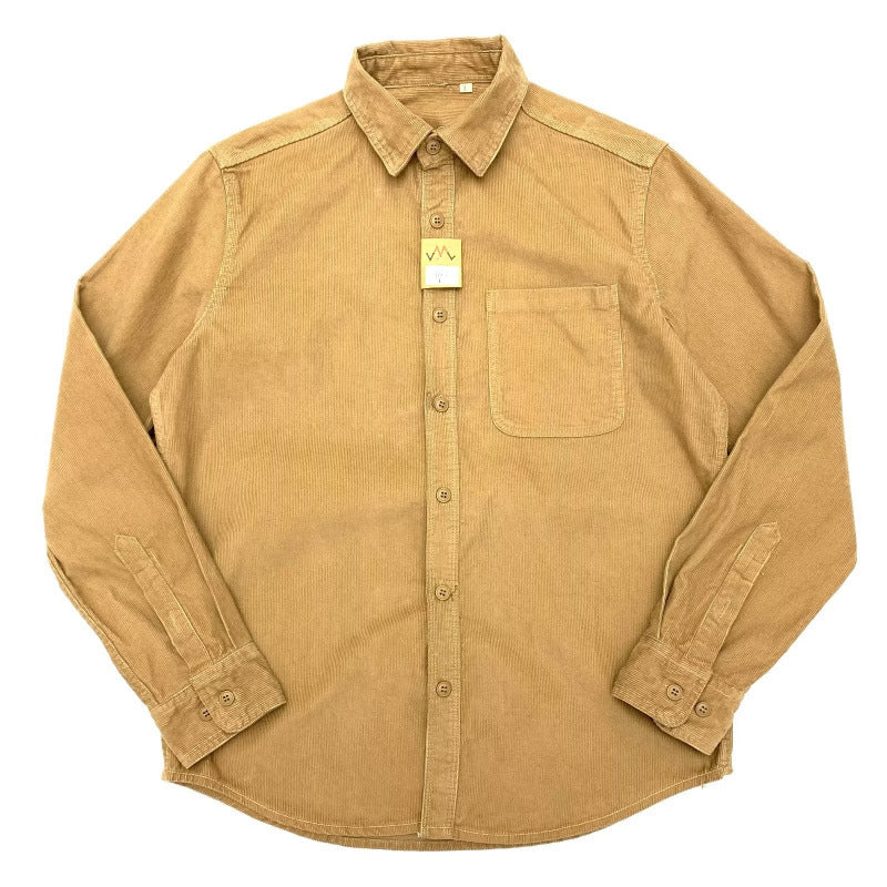 Herren Lässige Kord-Hemdjacke Drune