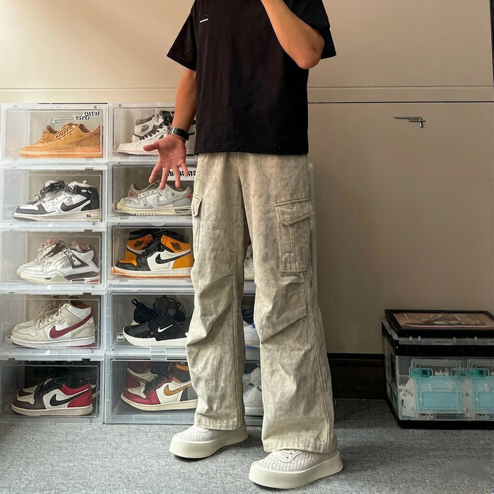 Herren Cargo-Hose mit multifunktionalen Seitentaschen Drune