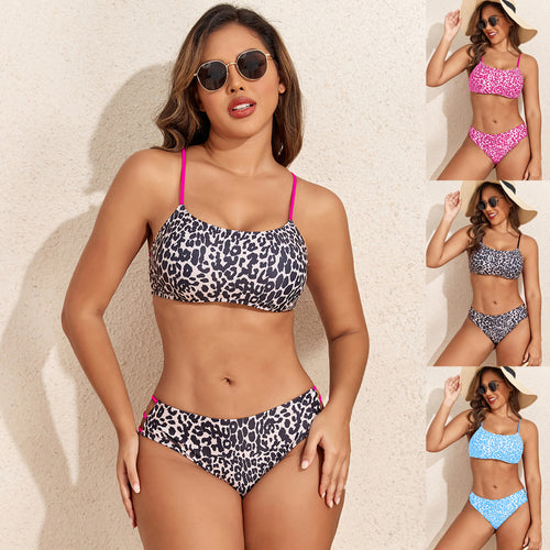 Damen Triangel-Bikini-Set mit modischen Akzenten Drune