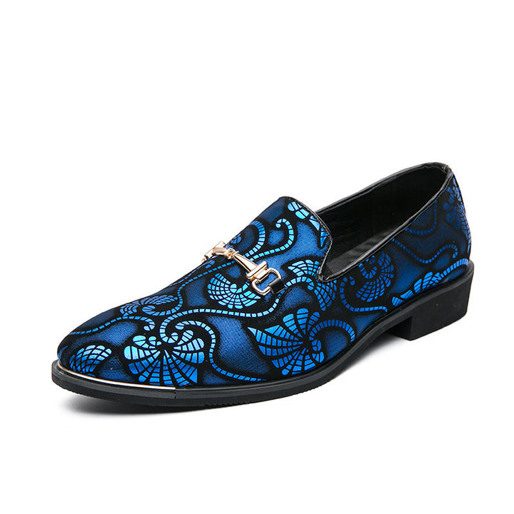 Herren eleganter Slip-On Loafer mit dekorativem Metalldetail, spitzer Form und gepolstertem Komfortfußbett Drune