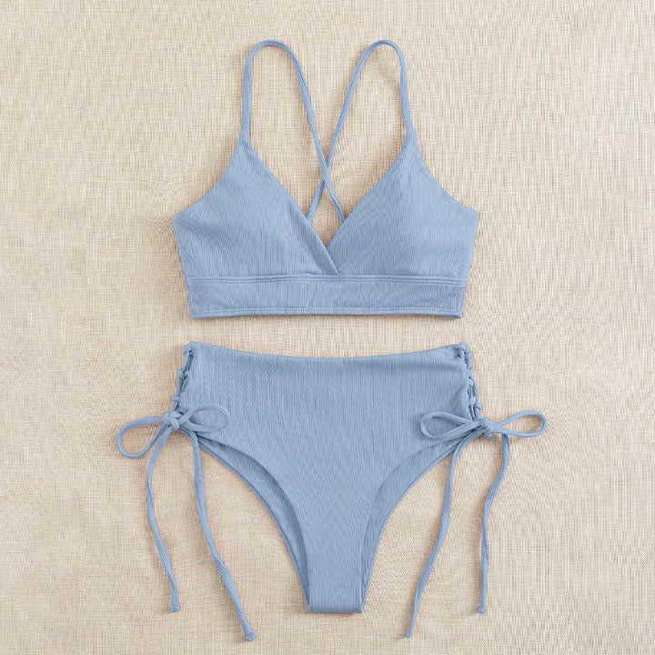 Damen Triangel-Bikini mit raffinierten Kordeldetails Drune