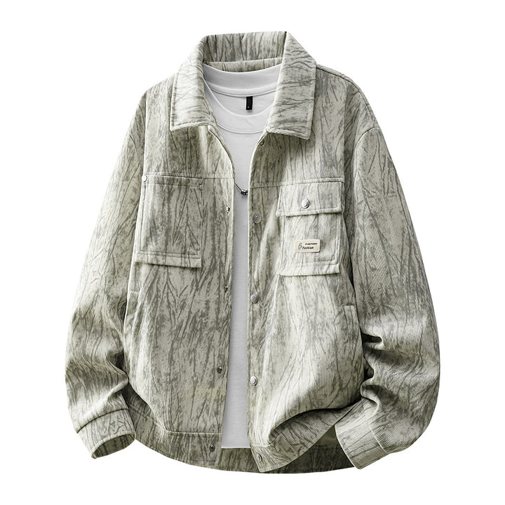 Herren Modische Cargo-Jacke mit praktischen Taschen Drune