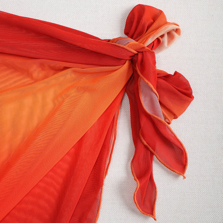 Damen Wickelrock aus leichtem Chiffon Drune
