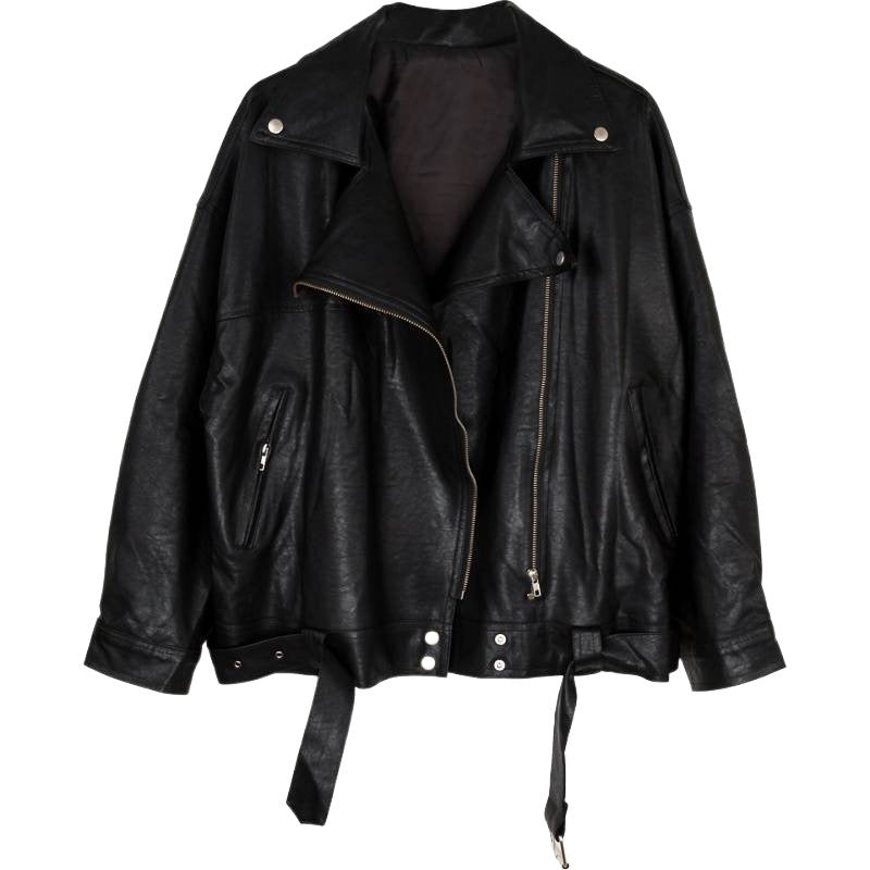 Drune | Übergroße Lederjacke