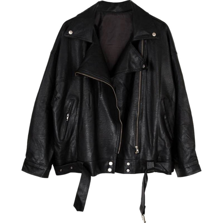Drune | Übergroße Lederjacke