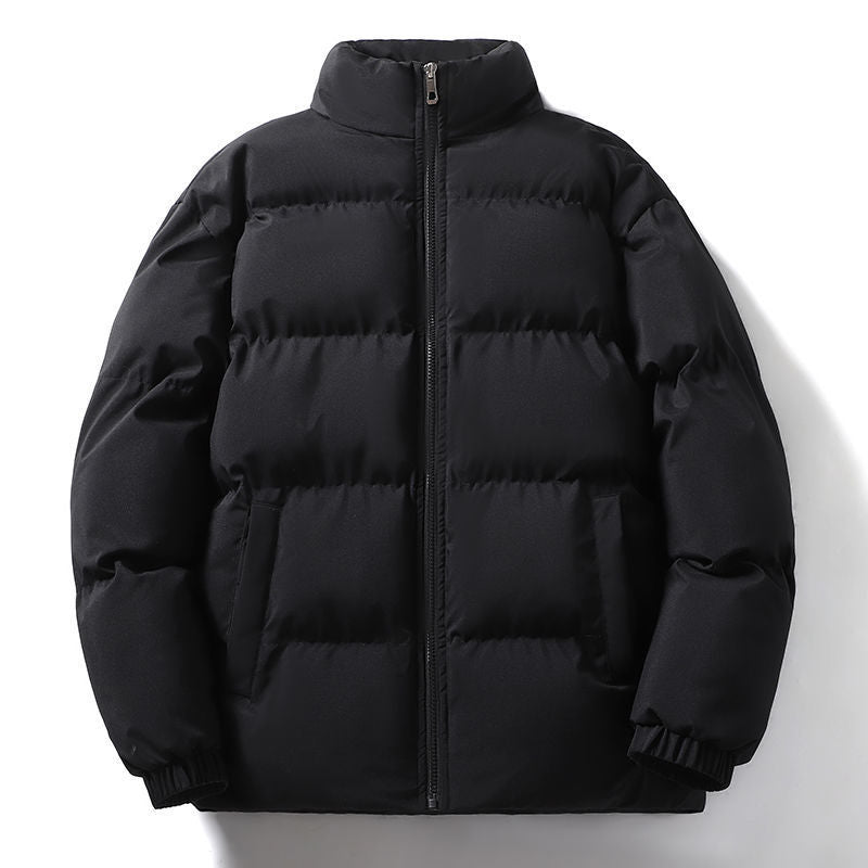 Damen Kurz geschnittene Thermo-Pufferjacke mit Stehkragen und minimalistischer Zipperfront Drune