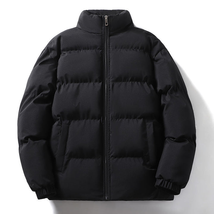 Damen Kurz geschnittene Thermo-Pufferjacke mit Stehkragen und minimalistischer Zipperfront Drune