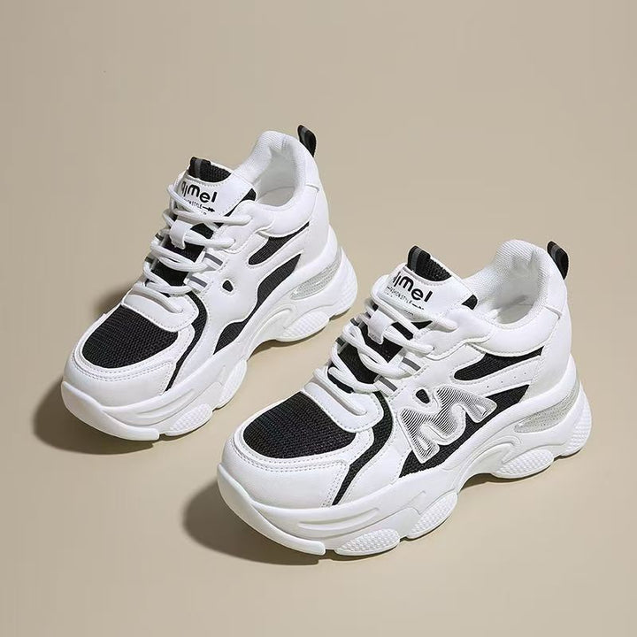Damen Sportliche Chunky Sneakers mit luftiger Mesh-Oberfläche und ausgeprägtem Profil Drune