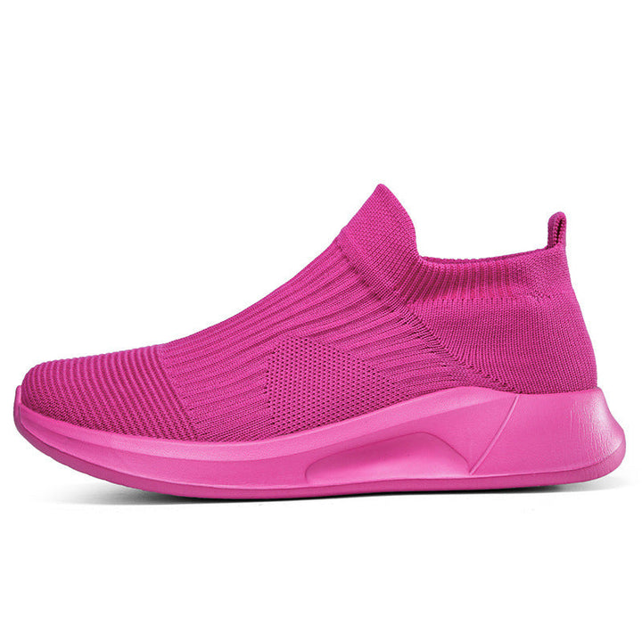 Damen Komfortable Stricksneaker mit rutschfester Sohle Drune