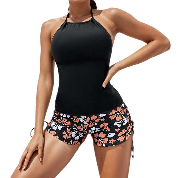 Damen Tankini-Set mit modernem Schnitt und verstellbaren Shorts Drune