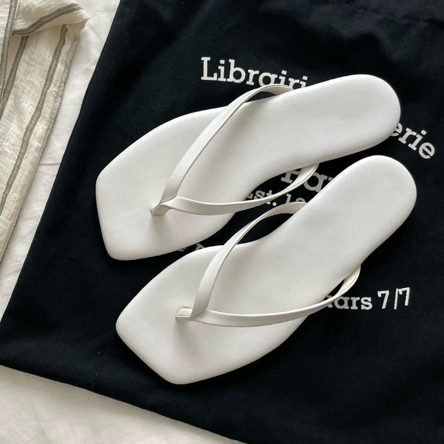 Damen Zehentrenner-Sandalen mit elegantem Riemendesign und ergonomischem Fußbett Drune