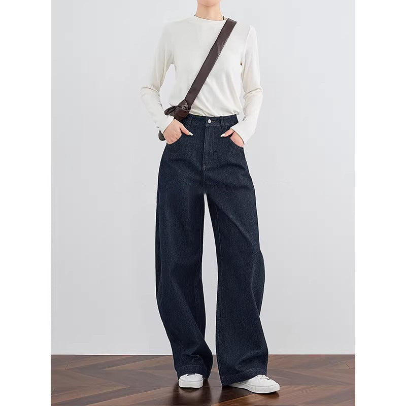 Damen Weit geschnittene Jeanshose Drune