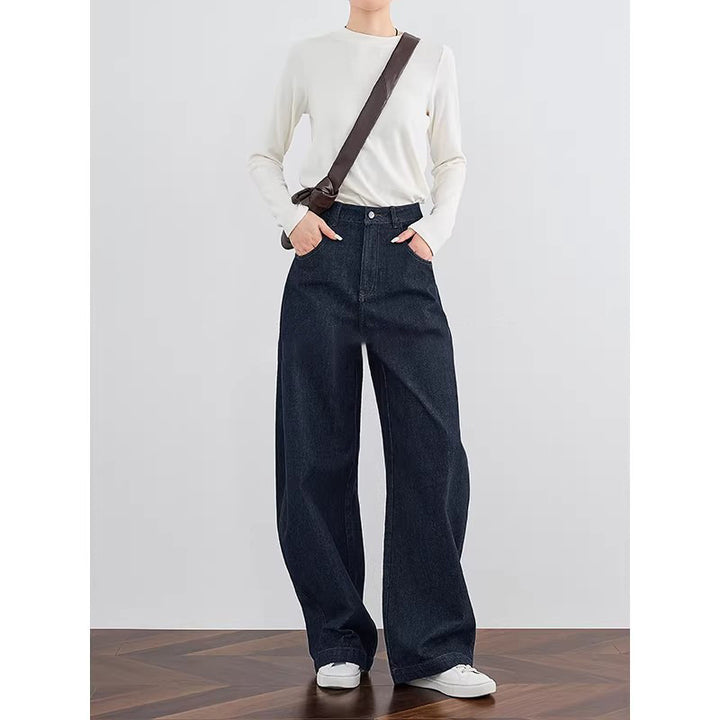 Damen Weit geschnittene Jeanshose Drune