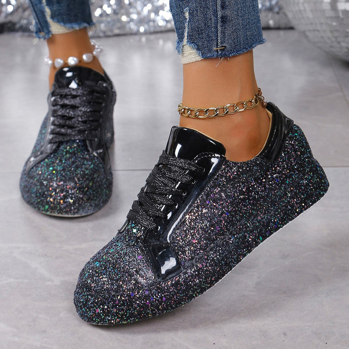 Damen Glitzernde Sneakers mit hohem Komfort und modischem Design Drune