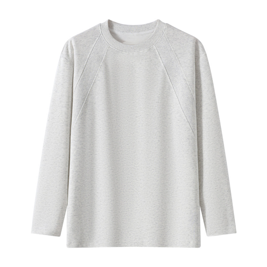 Unisex Oversize Langarm‑Sweatshirt mit Raglannähten und geripptem Rundhalsausschnitt Drune