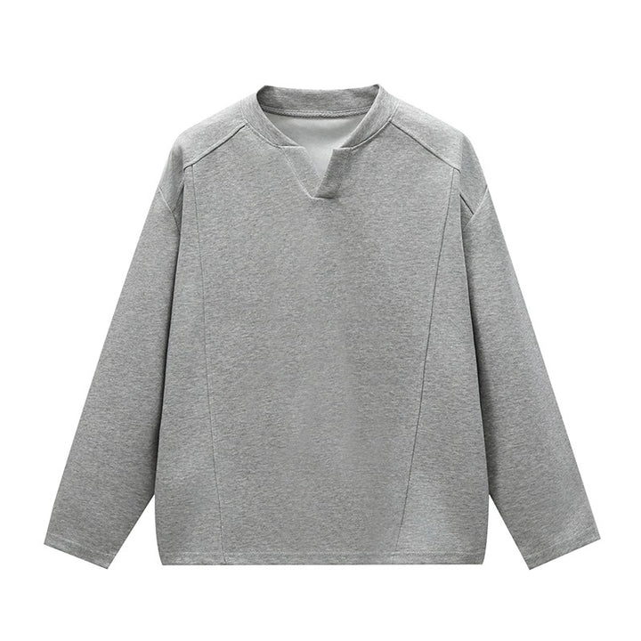 Unisex Oversize Rundhals-Sweatshirt mit Raglannähten und feiner Struktur Drune