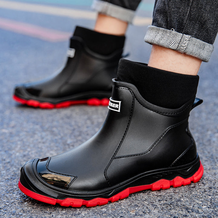 Damen Urbaner Gummi-AnklDruneoot mit flexibler Strickmanschette und griffiger Trailsohle Drune