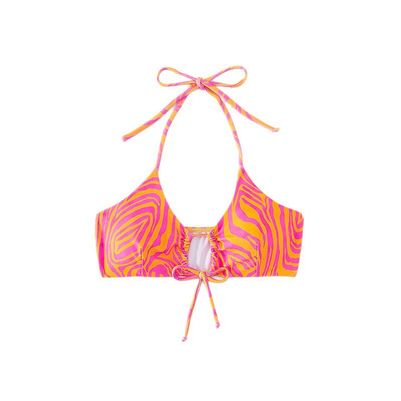 Damen Triangel-Bikinioberteil mit Knotendesign Drune