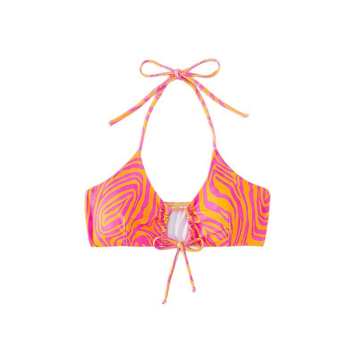 Damen Triangel-Bikinioberteil mit Knotendesign Drune