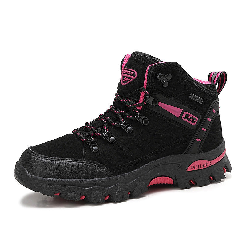 Damen Hochwertige und wasserdichte Wanderschuhe mit rutschfester Sohle und atmungsaktivem Obermaterial Drune
