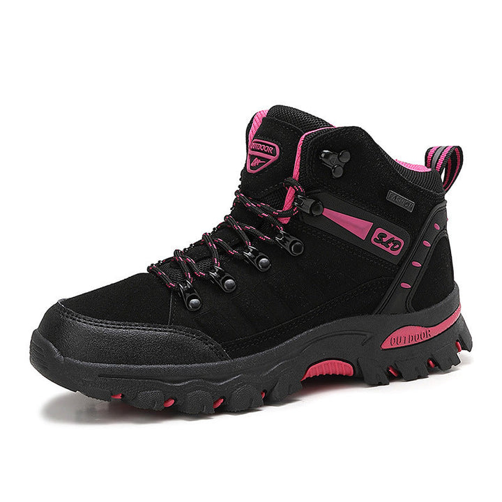 Damen Hochwertige und wasserdichte Wanderschuhe mit rutschfester Sohle und atmungsaktivem Obermaterial Drune