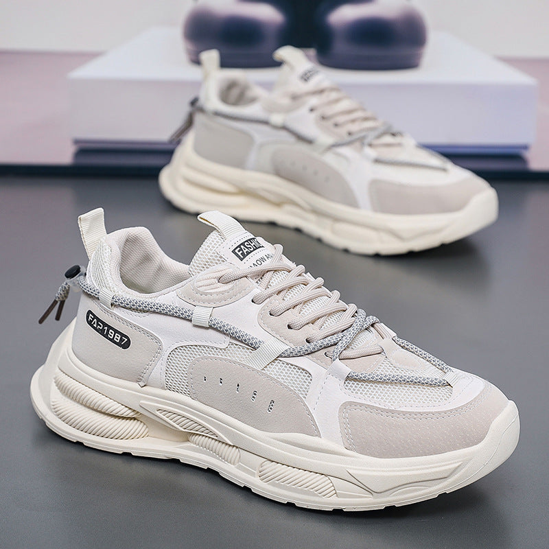 Damen Sportliche Sneakers mit atmungsaktiver Netzstruktur und dämpfender Sohle Drune