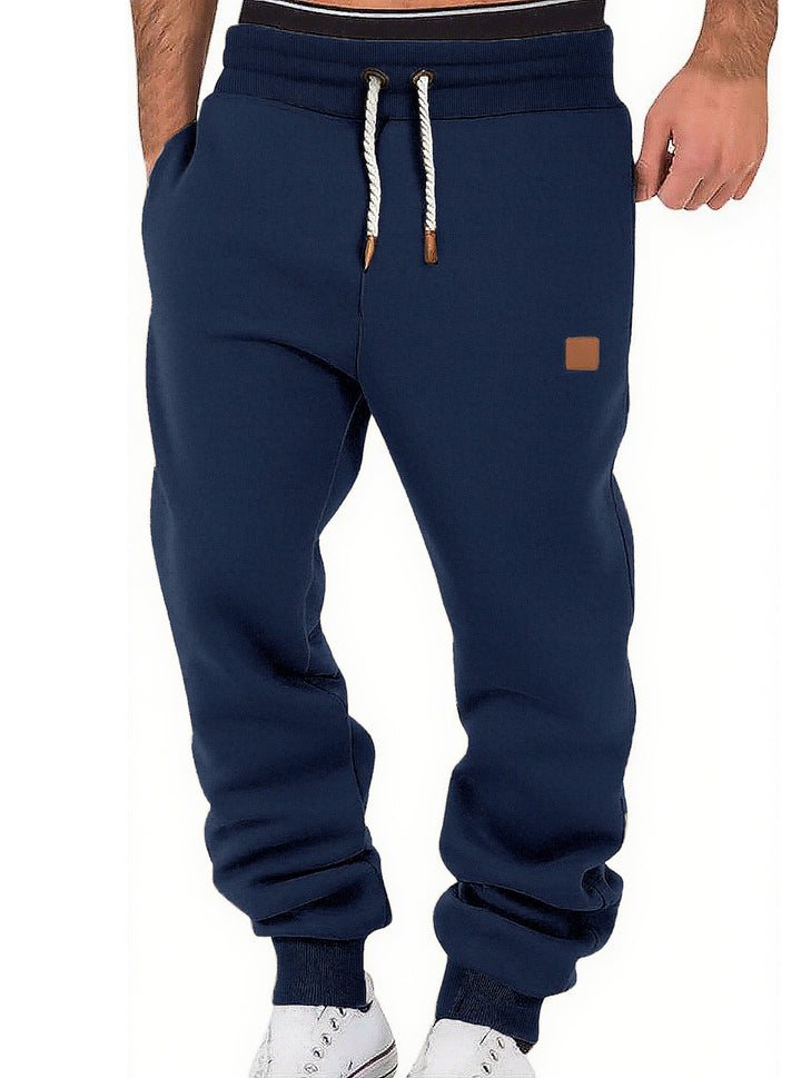 Herren Relax-Fit Fleece-Jogginghose mit Bündchen und Kordelzug Drune