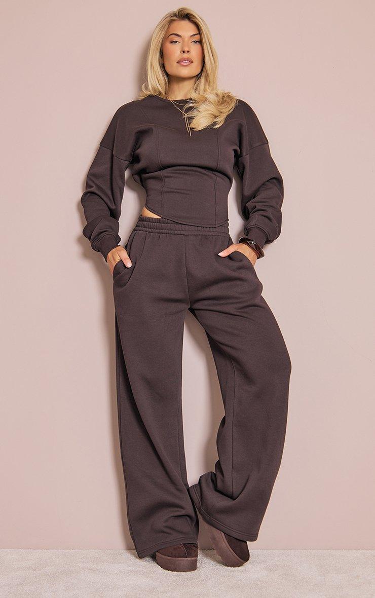 Damen Loungeanzug mit weitem Schnitt und elastischem Bund