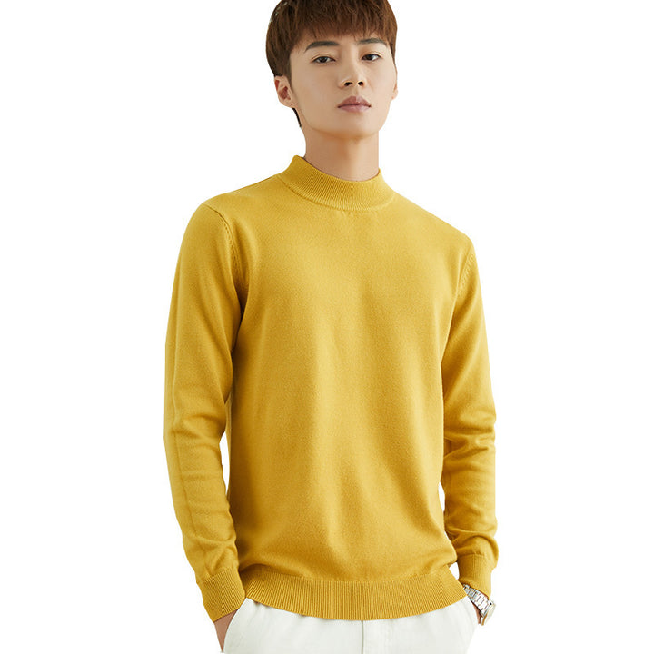 Herren Halbhoher Rollkragenpullover aus Feinstrick mit schmaler Passform Drune