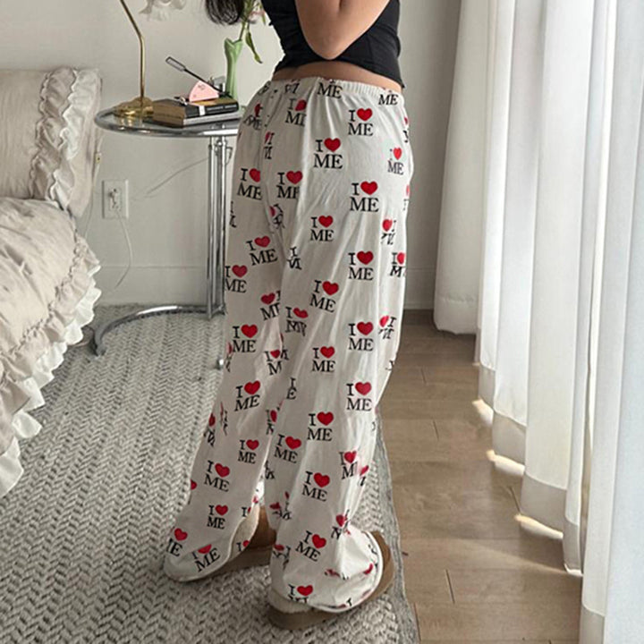 Damen Bequeme Lounge-Hosen mit einzigartigem Motiv Drune
