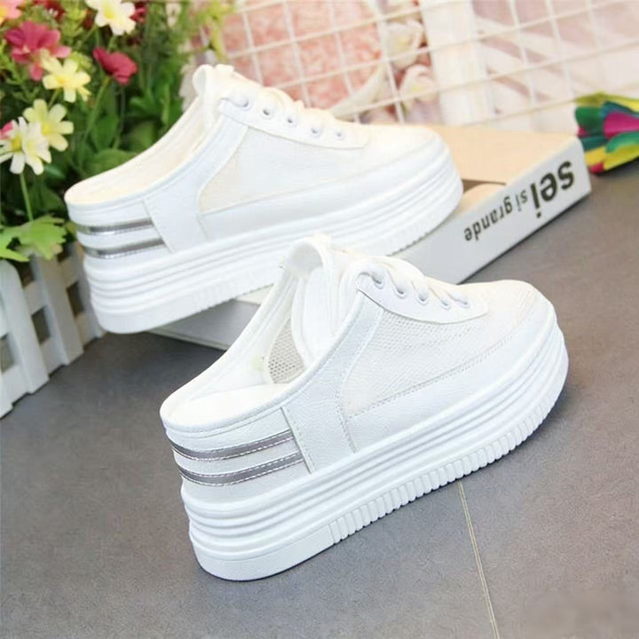Damen Sneakers mit hoher Plateausohle und eleganter Riemchenverarbeitung Drune