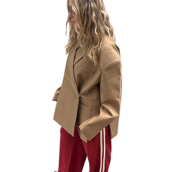 Damen Oversized Blazerjacke mit raffinierter Schnittführung Drune