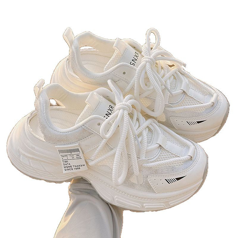 Damen Sportliche Sneakers mit atmungsaktivem Mesh-Obermaterial und rutschfester Sohle Drune