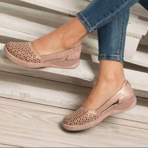 Damen Bequeme und luftige Freizeitschuhe mit durchbrochenem Design Drune