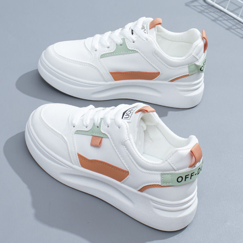 Damen Sportliche Sneakers mit modischem Design und extra dicker Sohle Drune