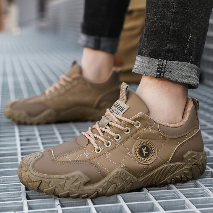 Herren Robuster Outdoor-Sneaker mit profilierter Trail-Sohle und gesteppter Obermaterial-Optik Drune