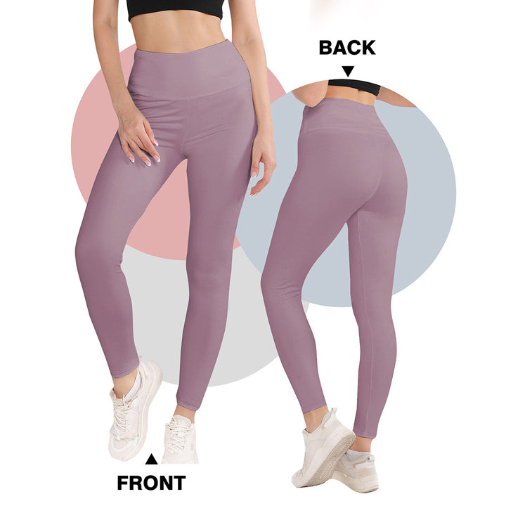 Damen Hochwertige Sportleggings mit seamless Design und hohem Bund Drune
