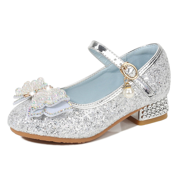 Mädchen Ballerina Schuhe mit Glitzer und schimmernden Applikationen Drune