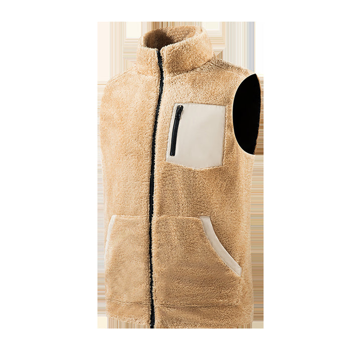 Herren Kuschelige Fleece-Weste mit praktischen Taschen Drune
