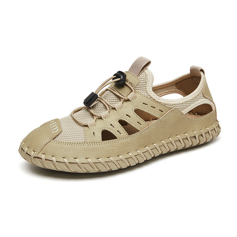 Herren Atmungsaktive Outdoor-Schnellschnürsandalen Drune