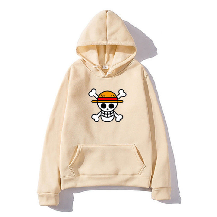 Damen Kapuzenpullover mit kreativem Piratenmotiv und bequemer Passform Drune