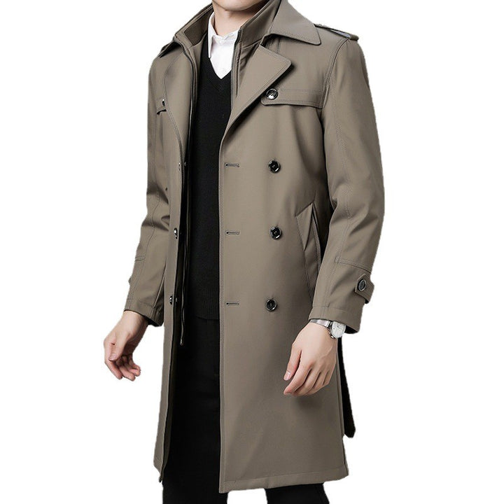 Herren Eleganter Trenchcoat Drune