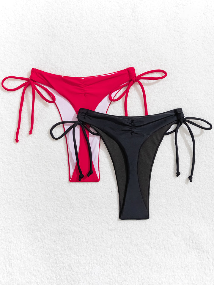 Damen Bikinis mit verstellbaren Seitenbändern Drune